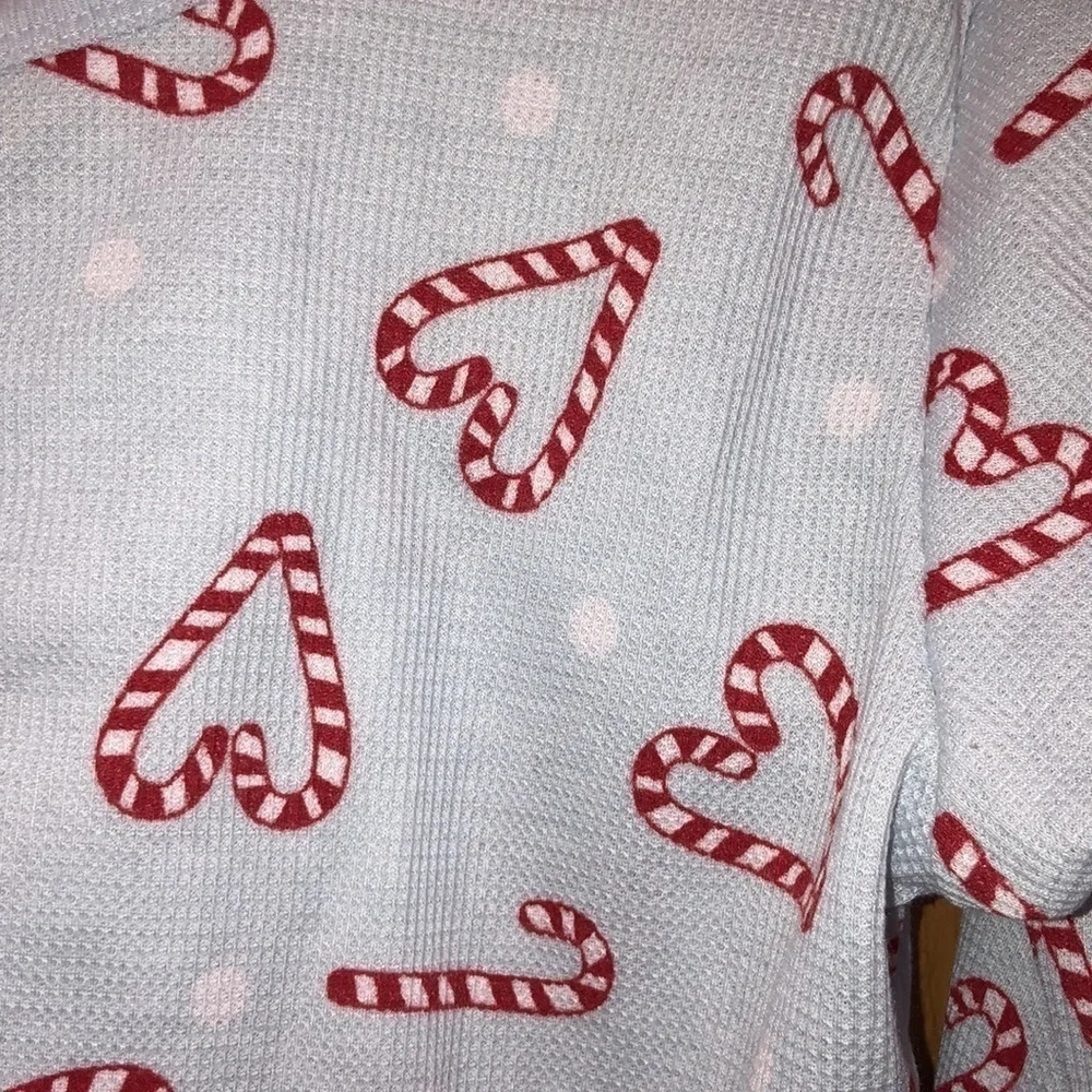 Girls Christmas Pajamas Candy Canes Size Girls18/20 NWOT